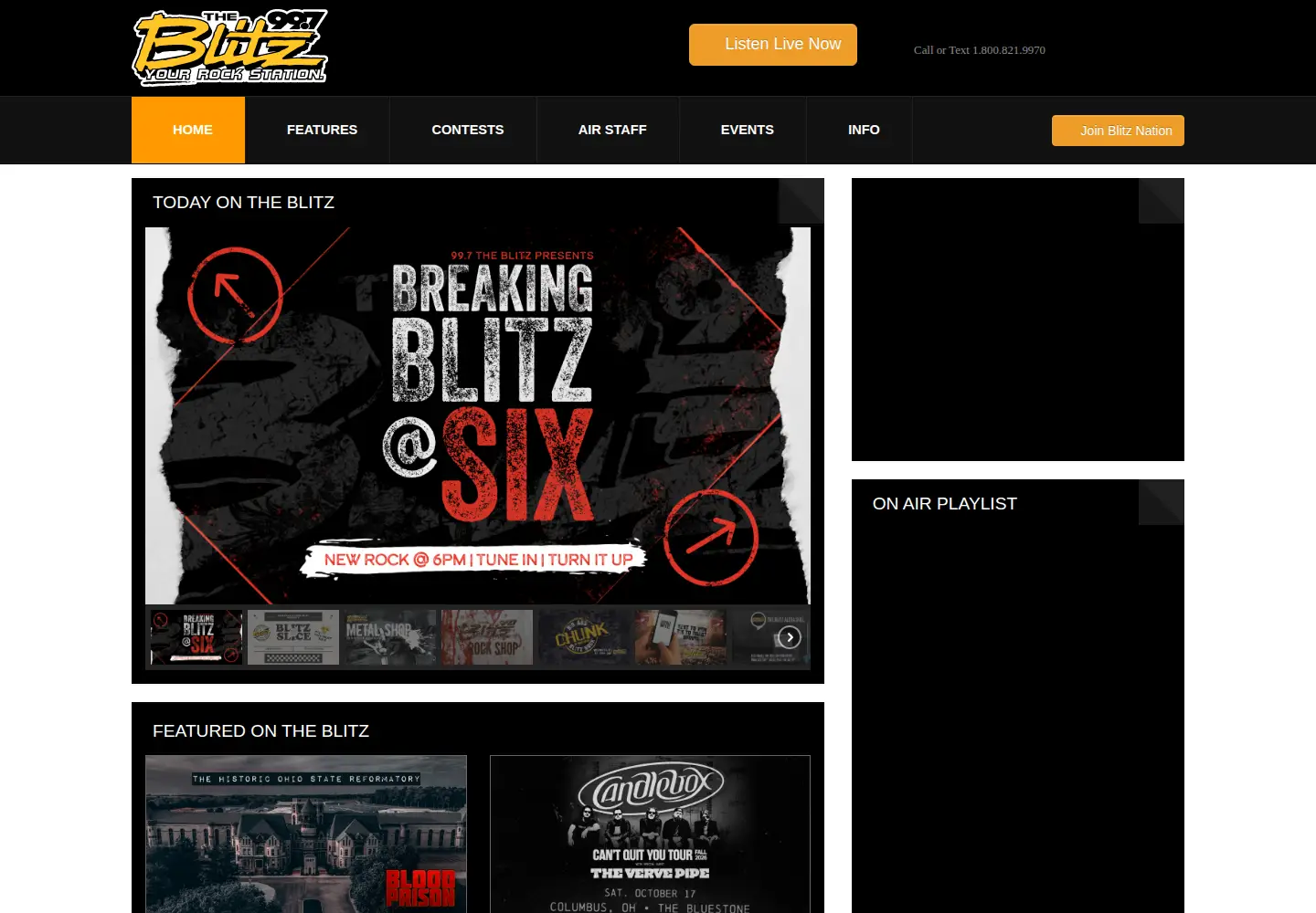 Screenshot of theblitz.com