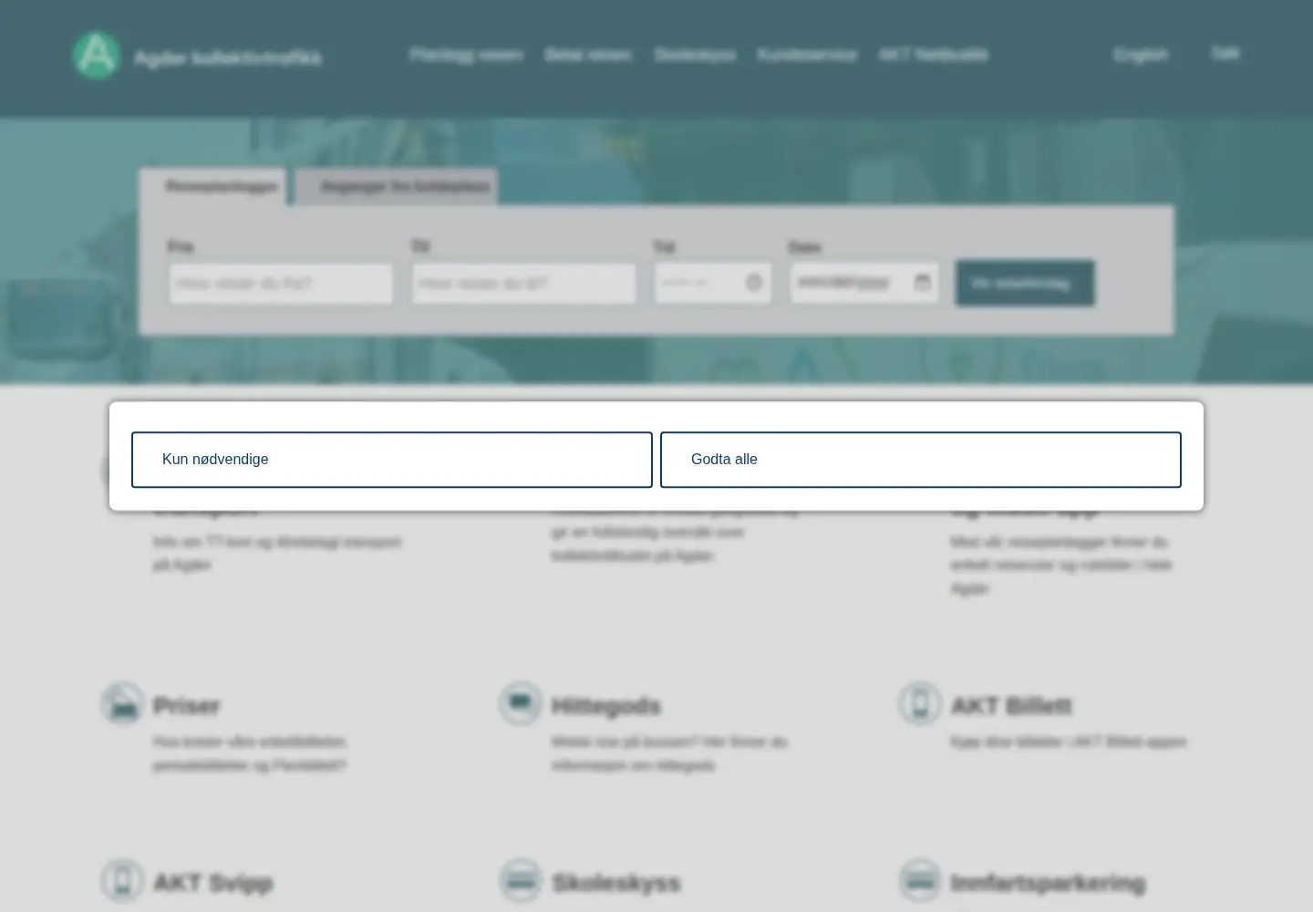 Screenshot of akt.no