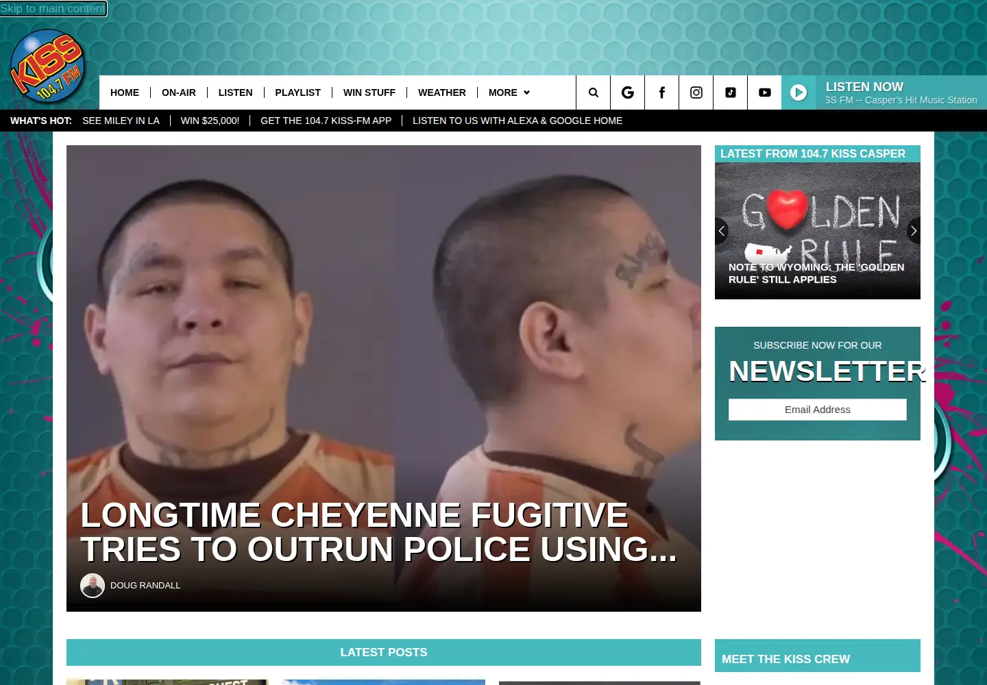 Screenshot of kisscasper.com
