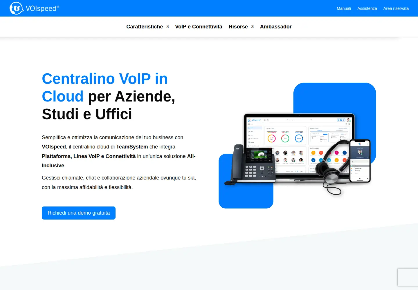 Screenshot of voispeed.com