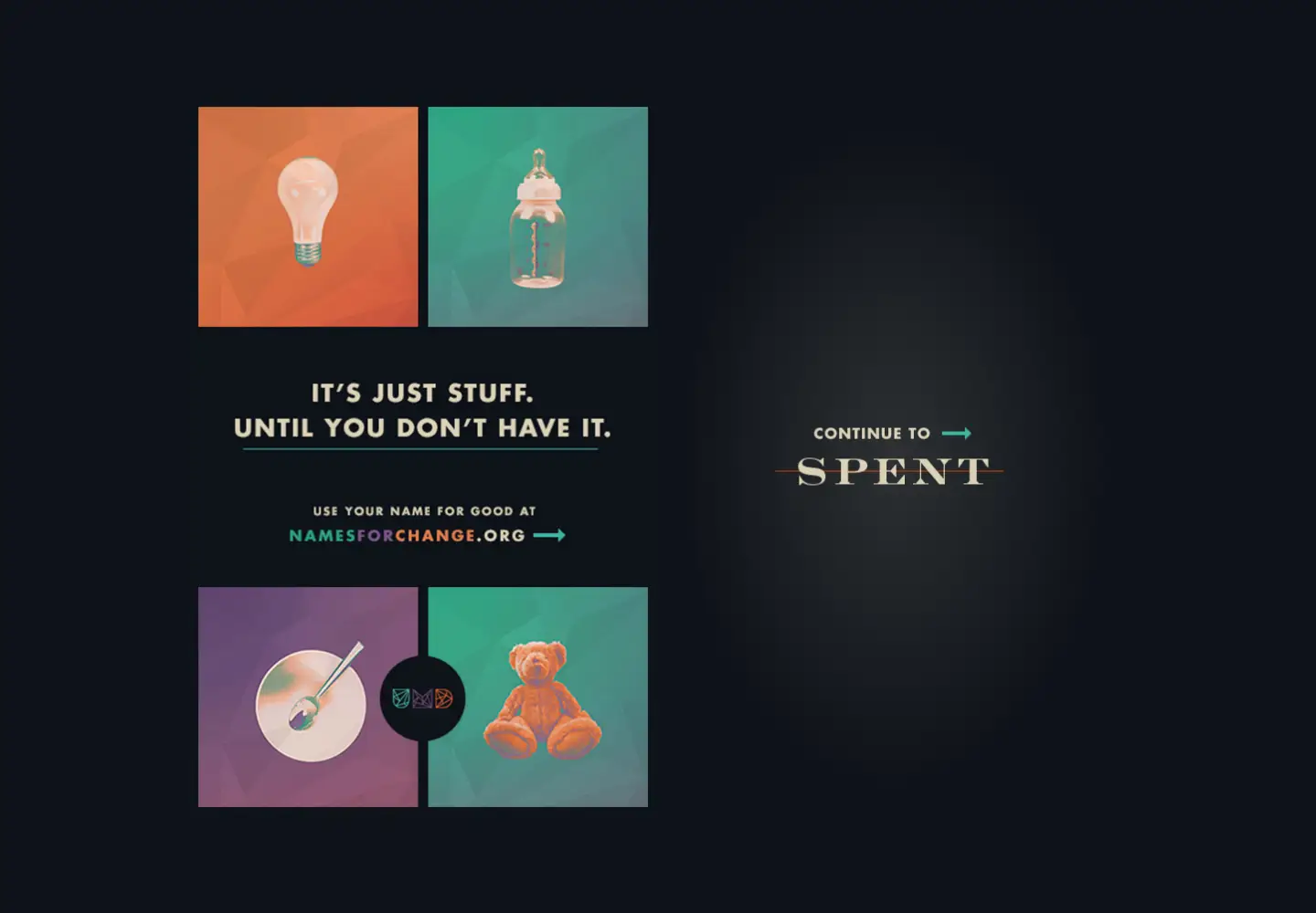 Screenshot of playspent.org