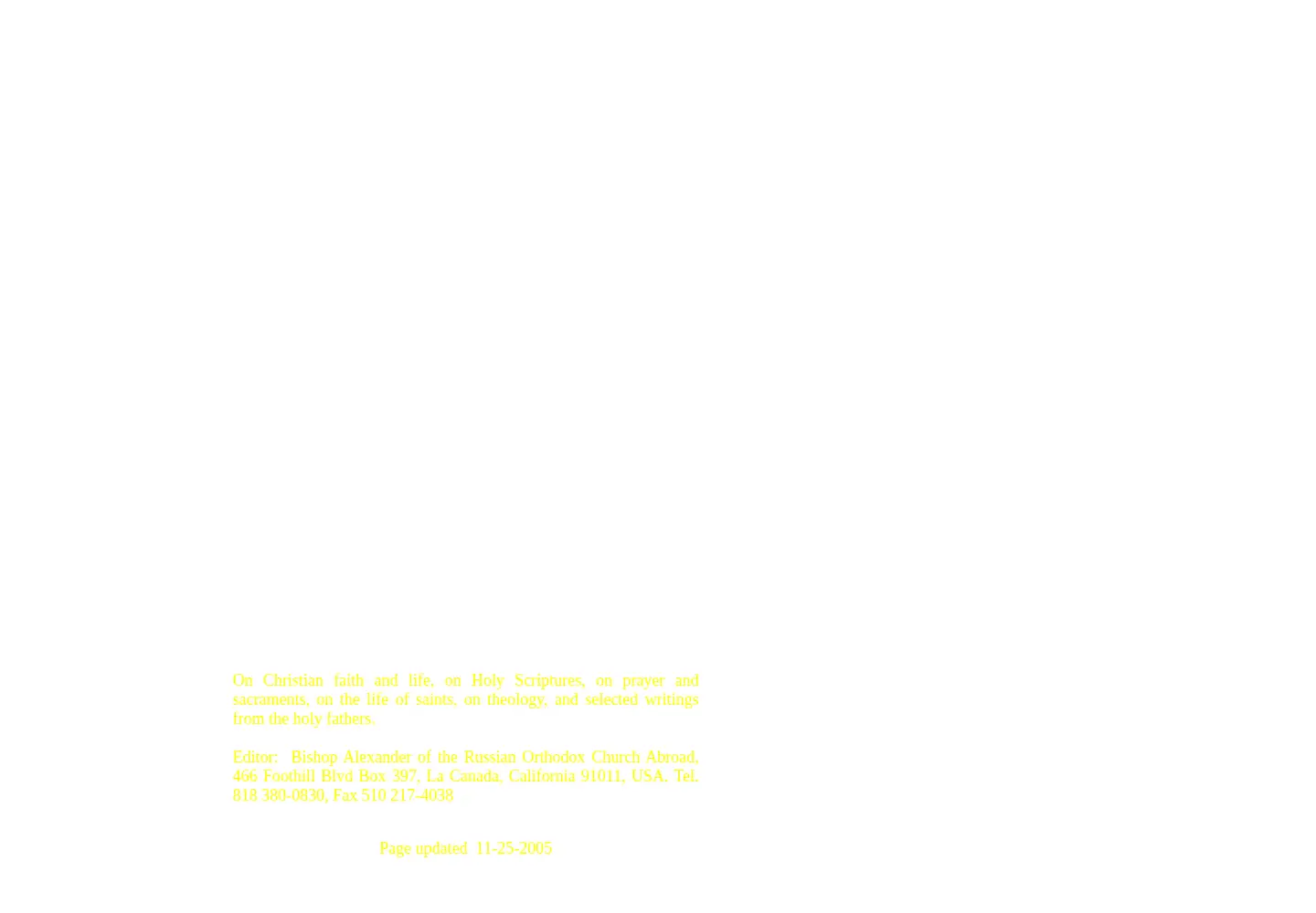 Screenshot of fatheralexander.org