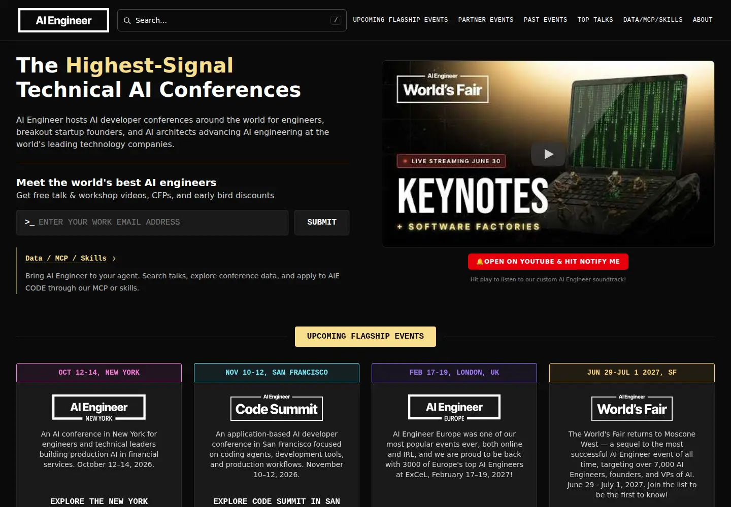 Screenshot of ai.engineer