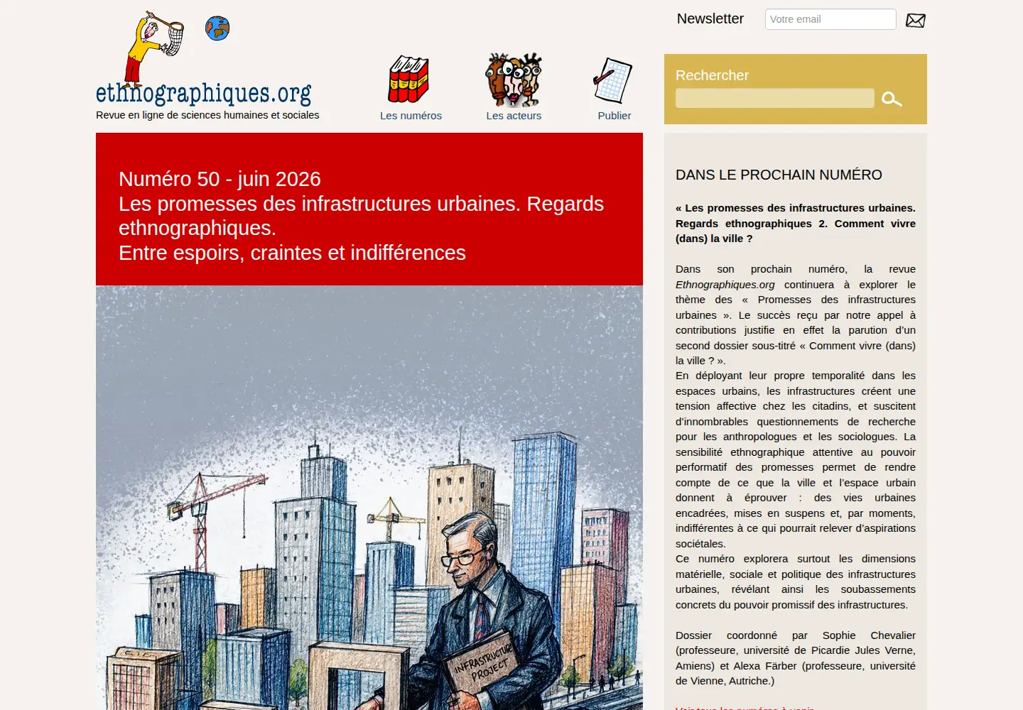 Screenshot of ethnographiques.org