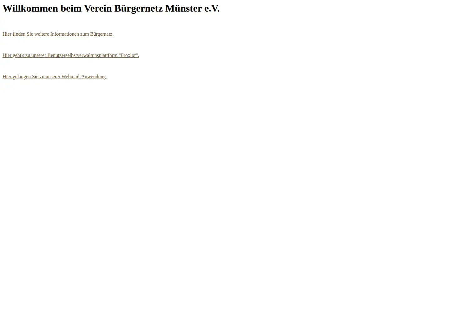 Screenshot of muenster.org
