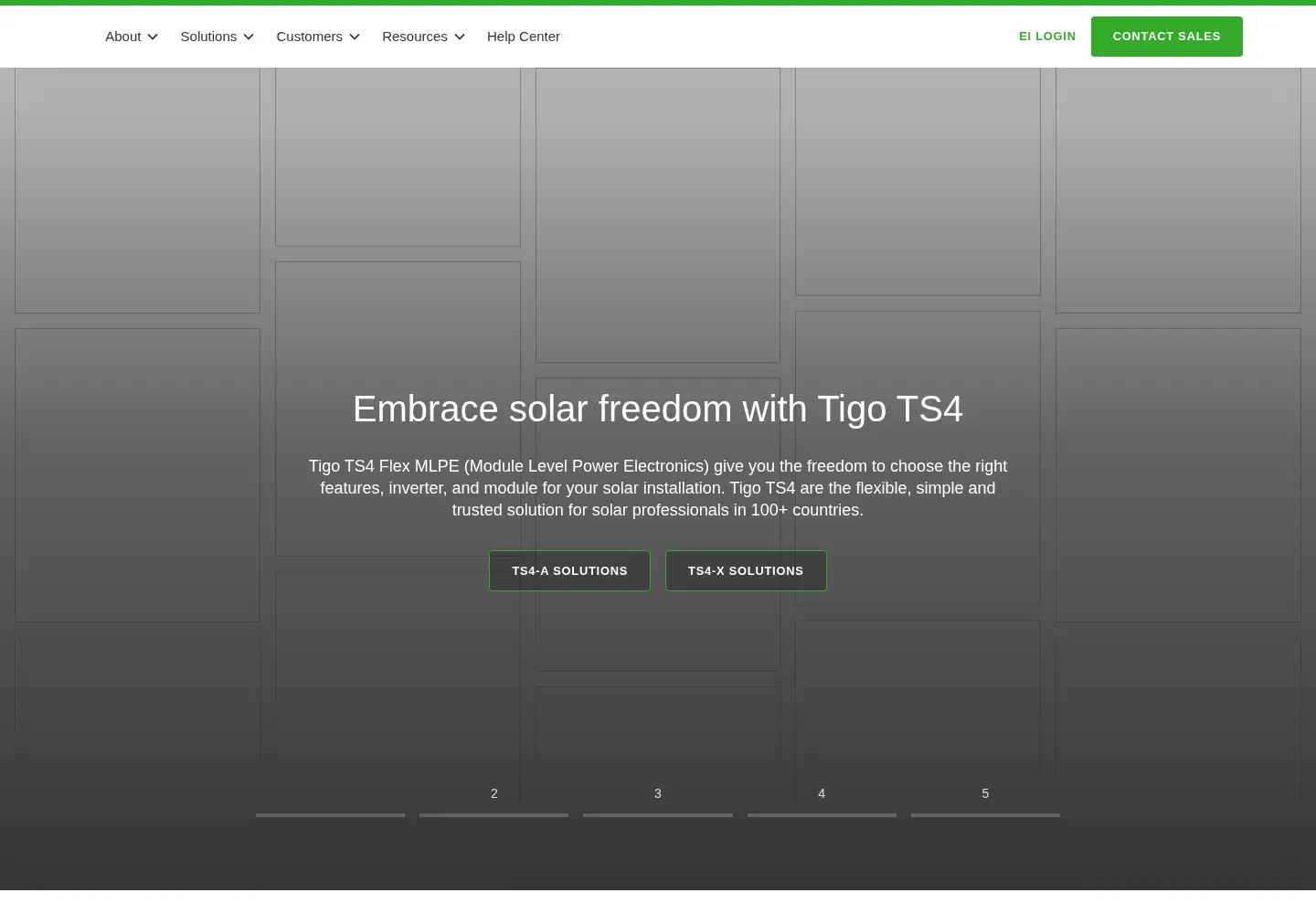 Screenshot of tigoenergy.com