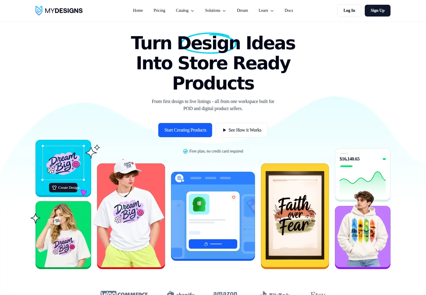 Screenshot of mydesigns.io