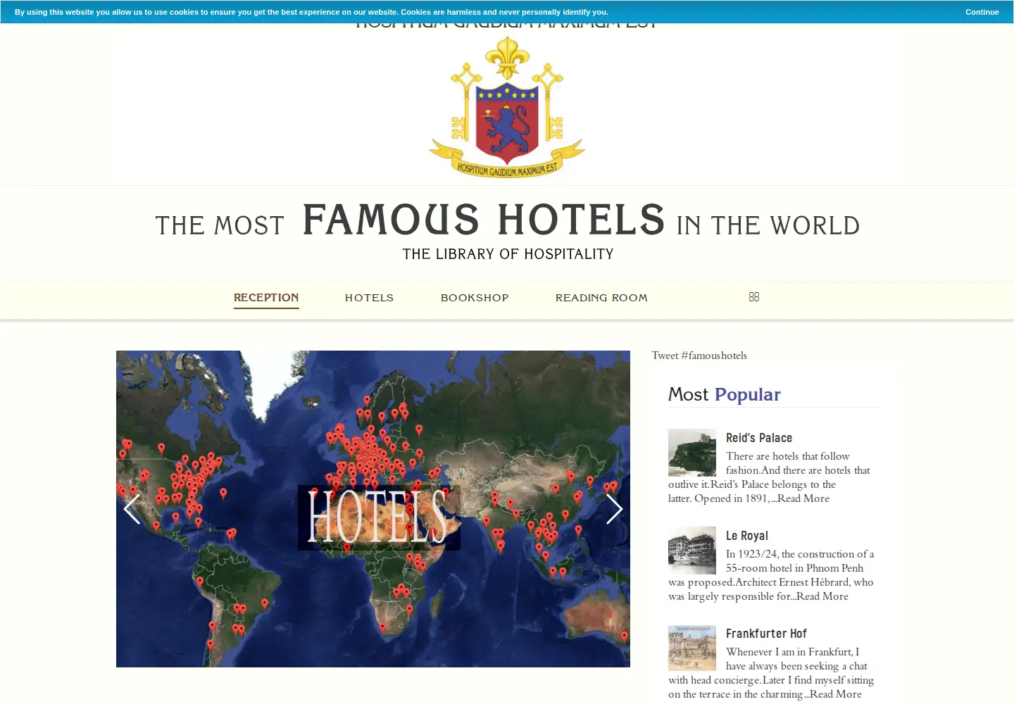 Screenshot of famoushotels.org