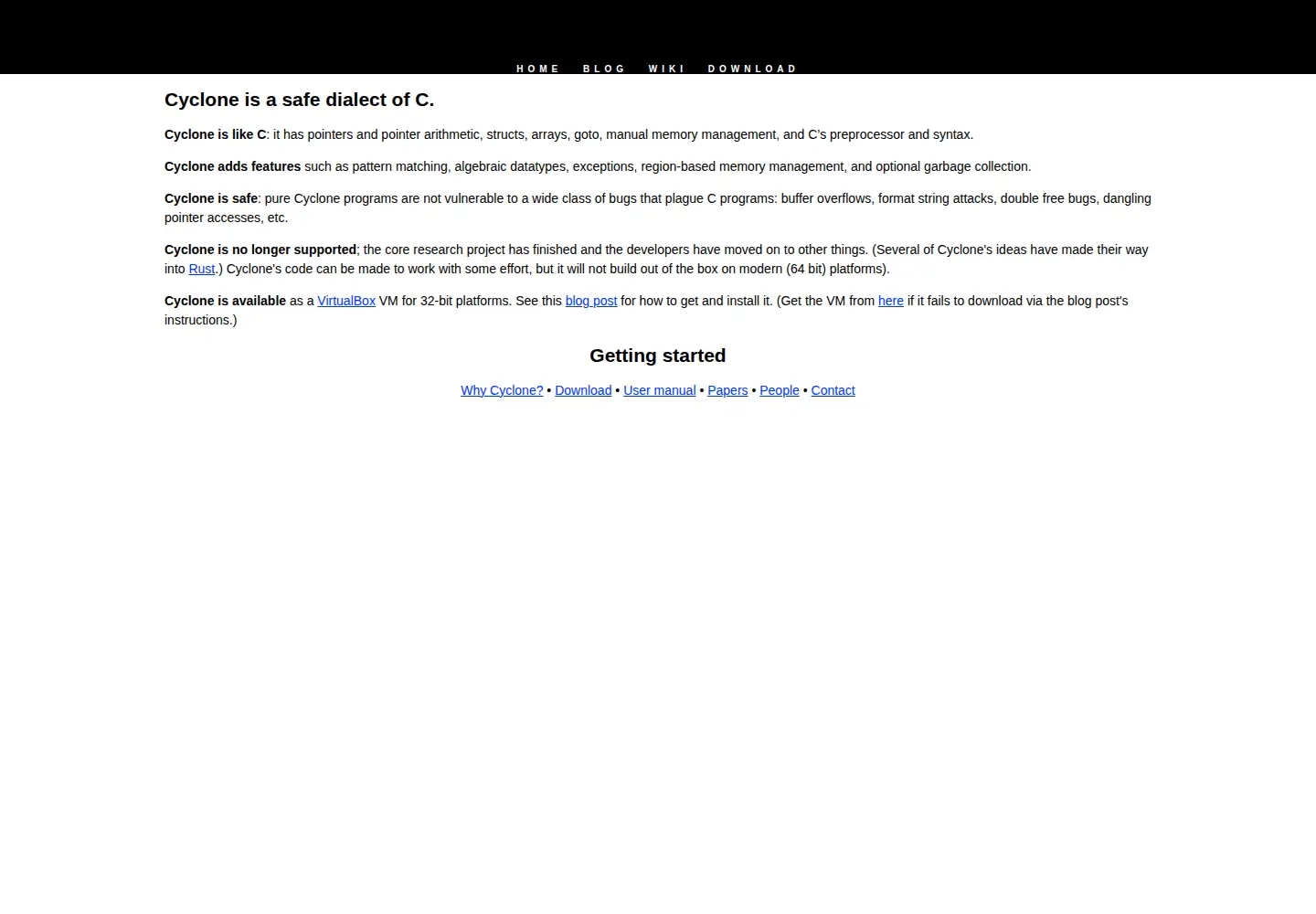 Screenshot of thelanguage.org