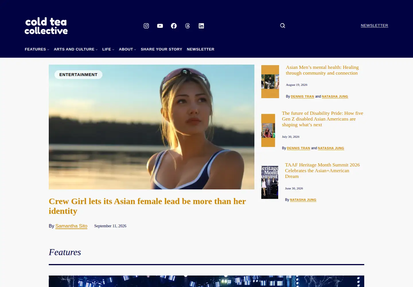 Screenshot of coldteacollective.com