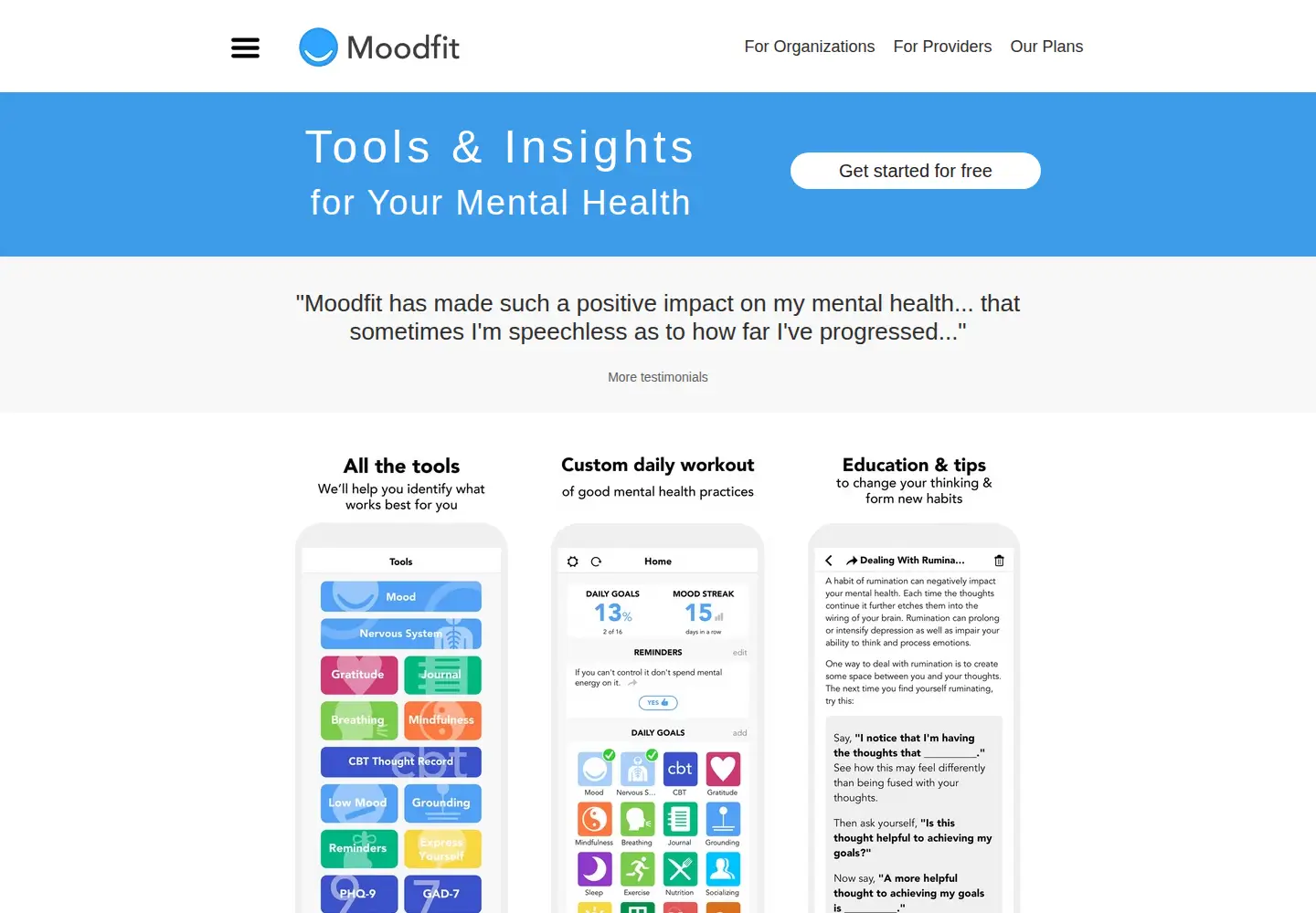Screenshot of getmoodfit.com