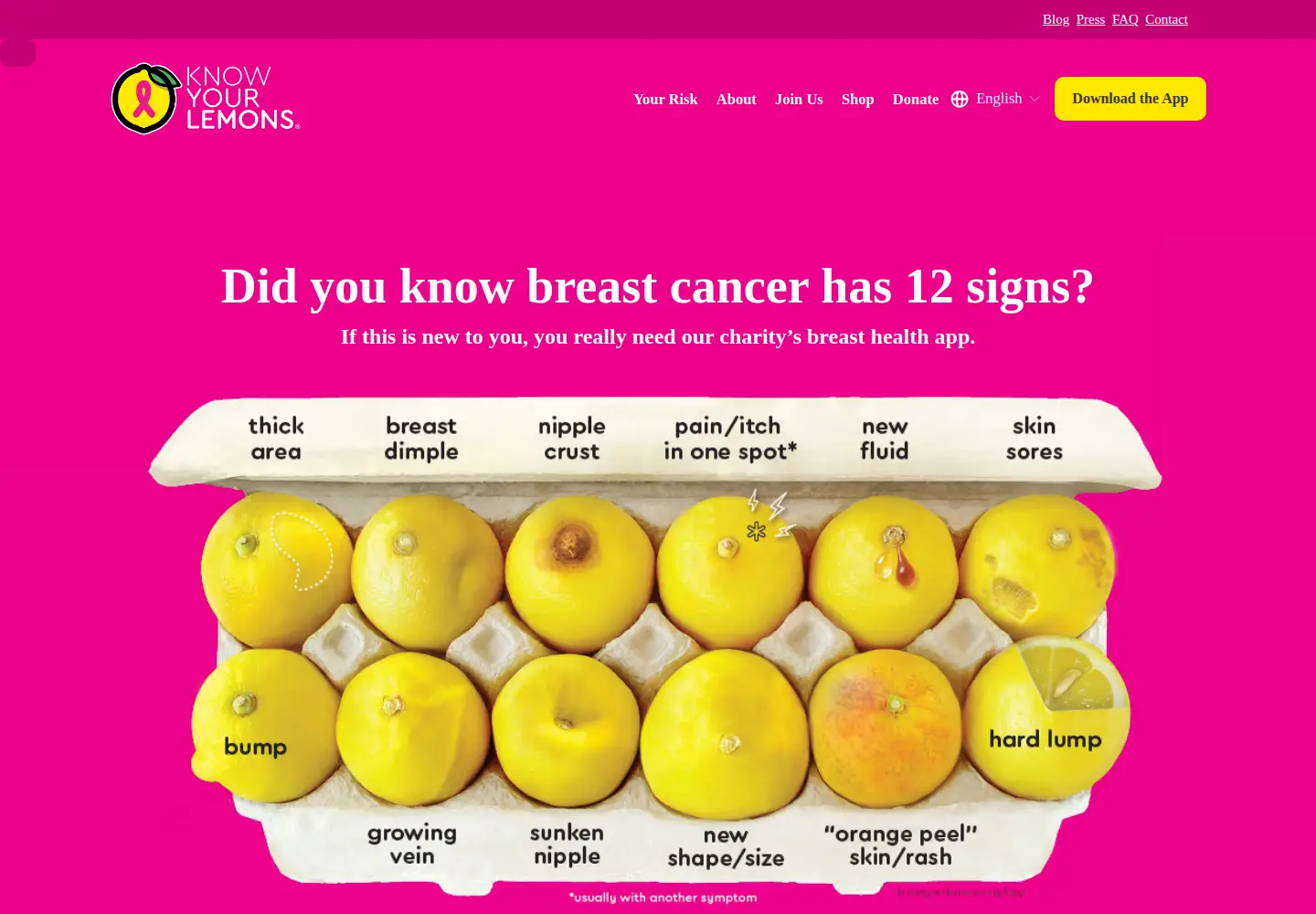 Screenshot of knowyourlemons.org