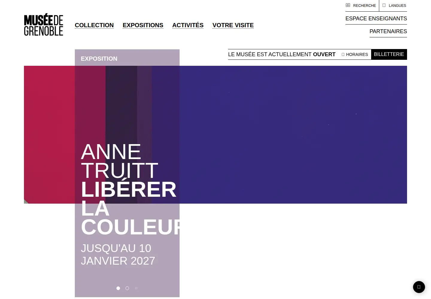 Screenshot of museedegrenoble.fr