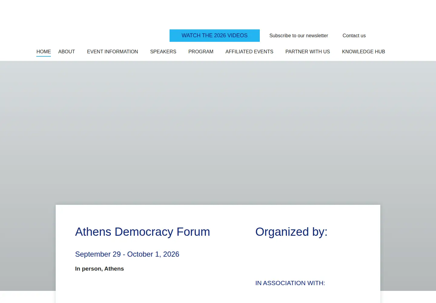 Screenshot of athensdemocracyforum.com
