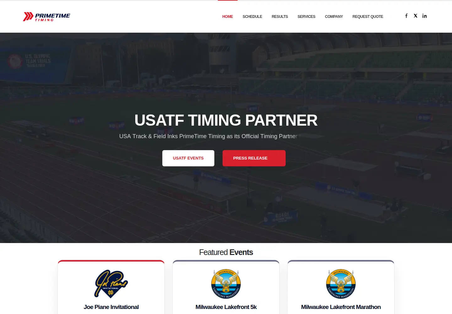 Screenshot of pttiming.com