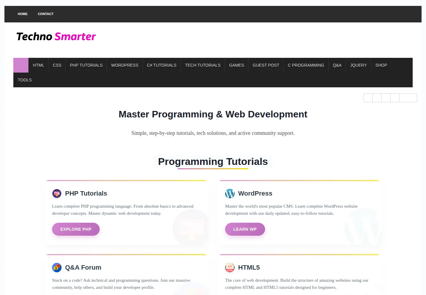 Screenshot of technosmarter.com