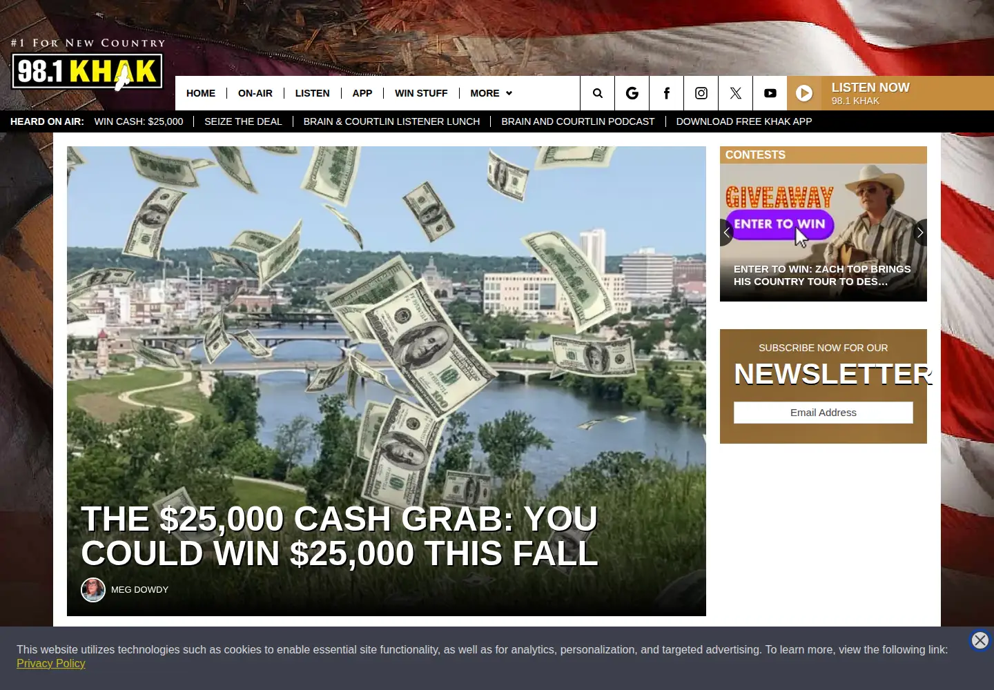 Screenshot of khak.com
