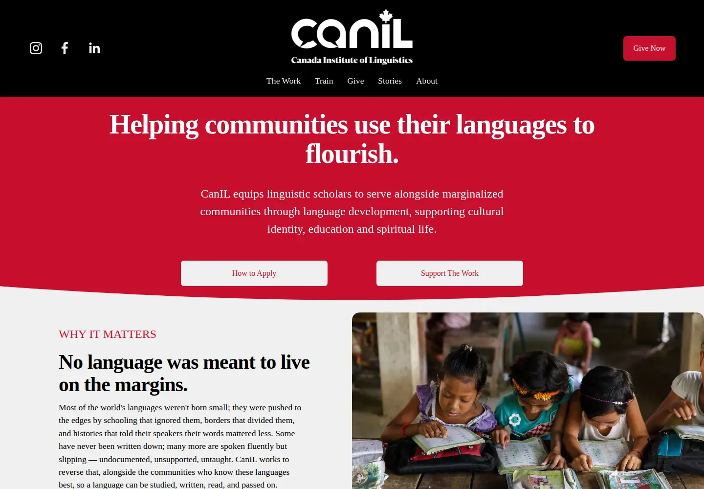 Screenshot of canil.ca