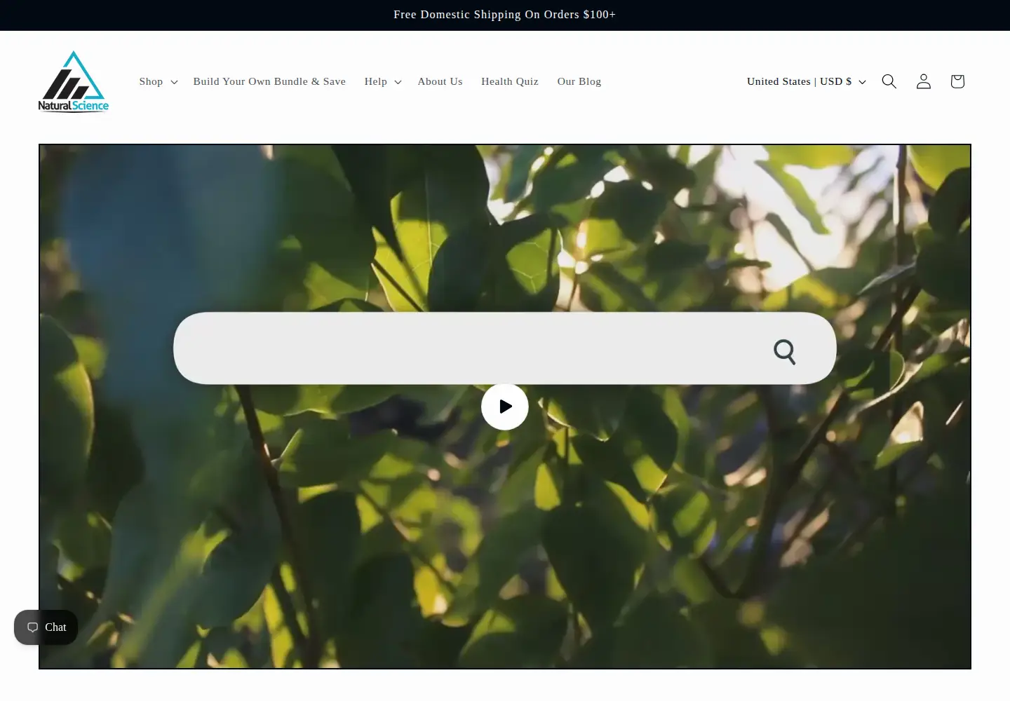 Screenshot of naturalscience.com