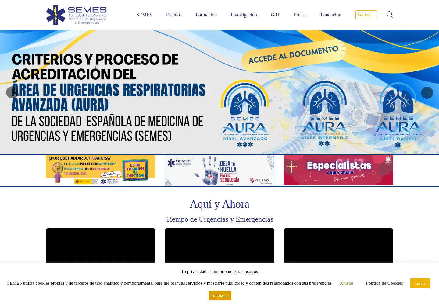 Screenshot of semes.org