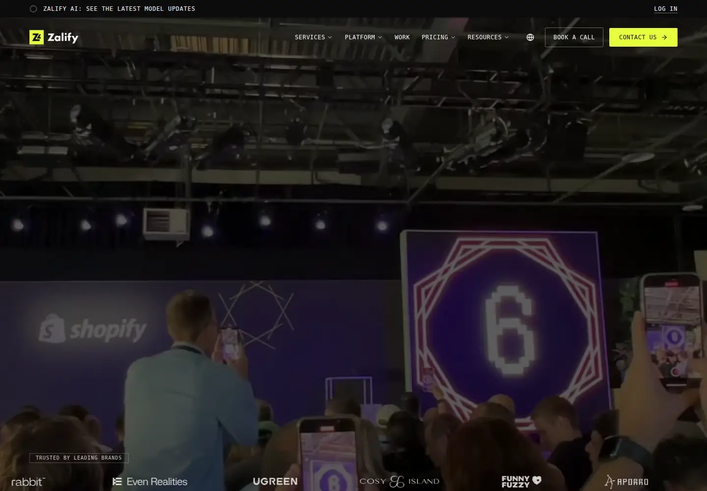 Screenshot of zalify.com