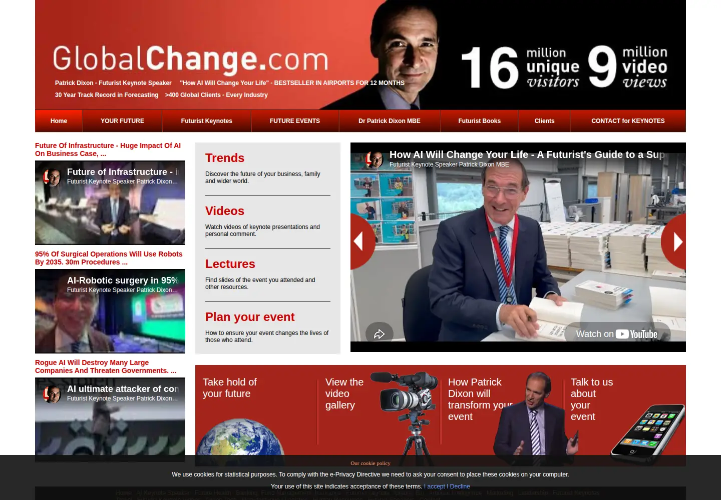 Screenshot of globalchange.com