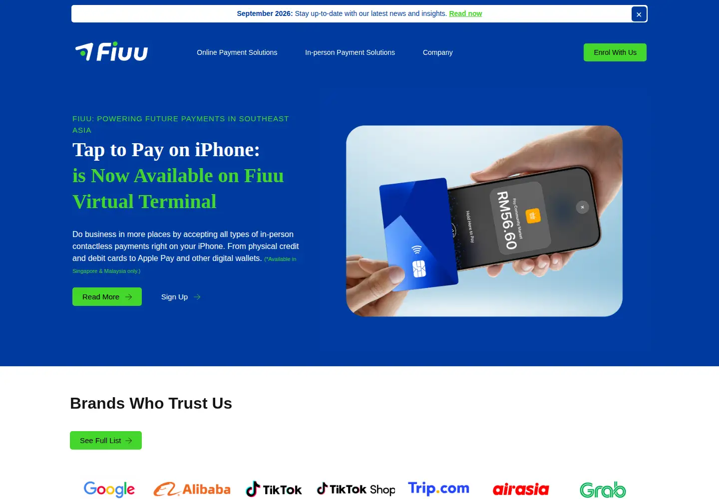 Screenshot of fiuu.com