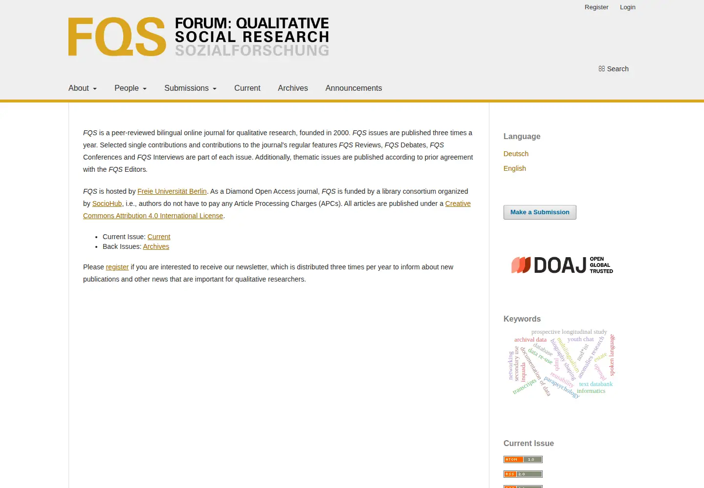 Screenshot of qualitative-research.net