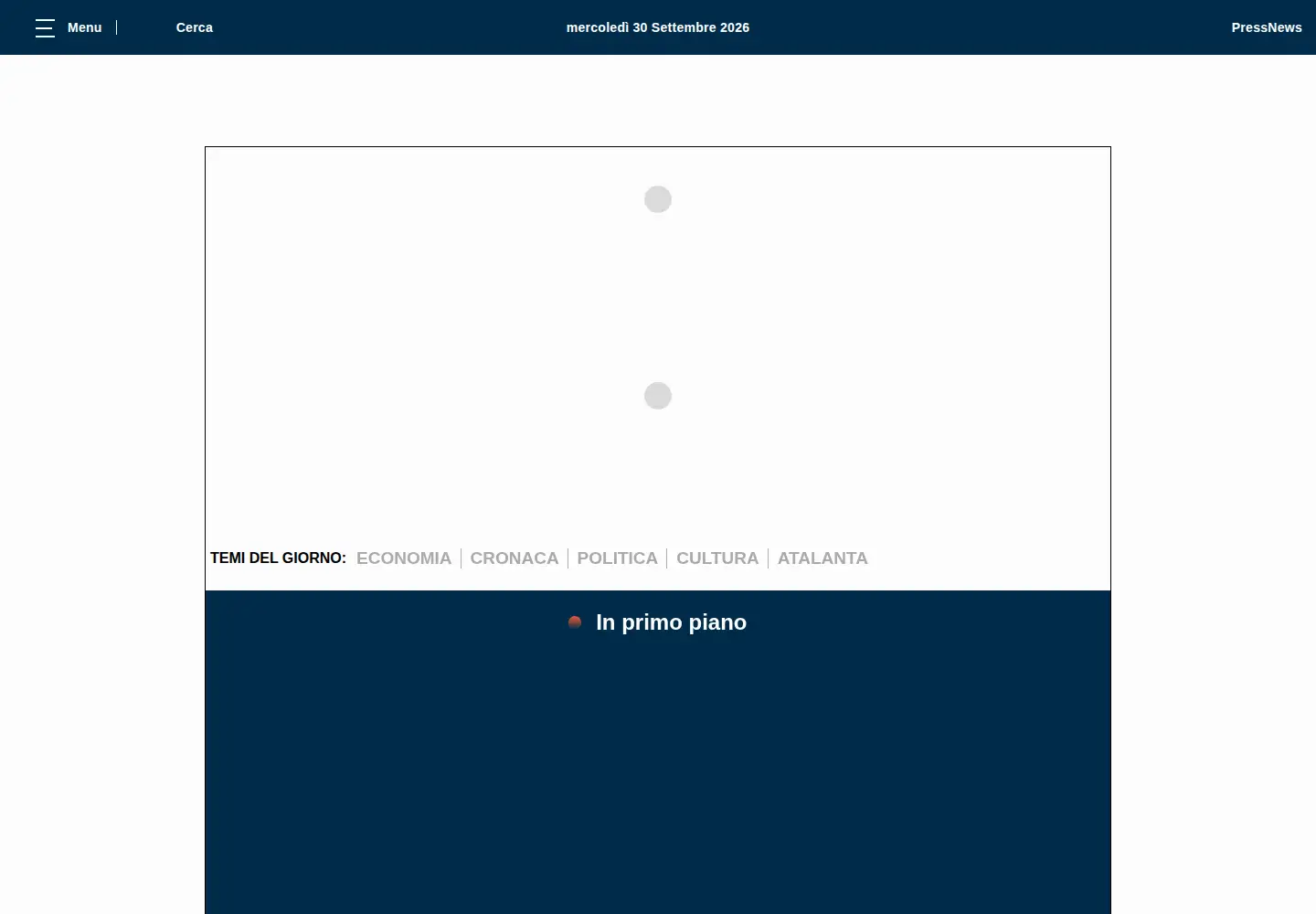Screenshot of bergamonews.it