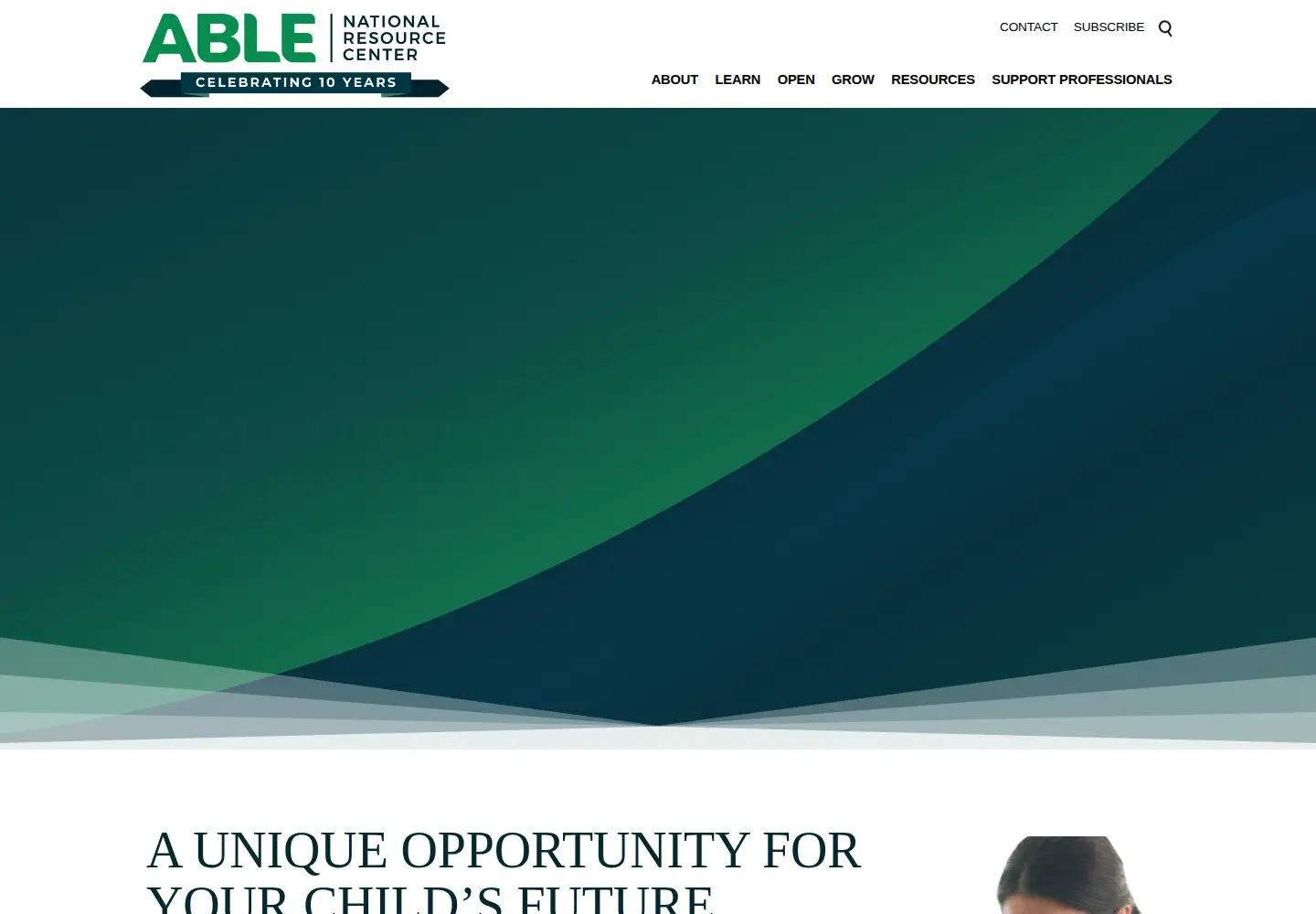 Screenshot of ablenrc.org