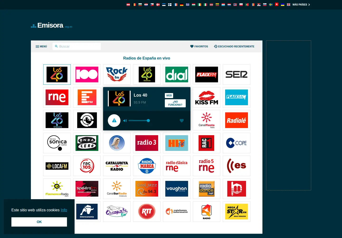 Screenshot of emisora.org.es