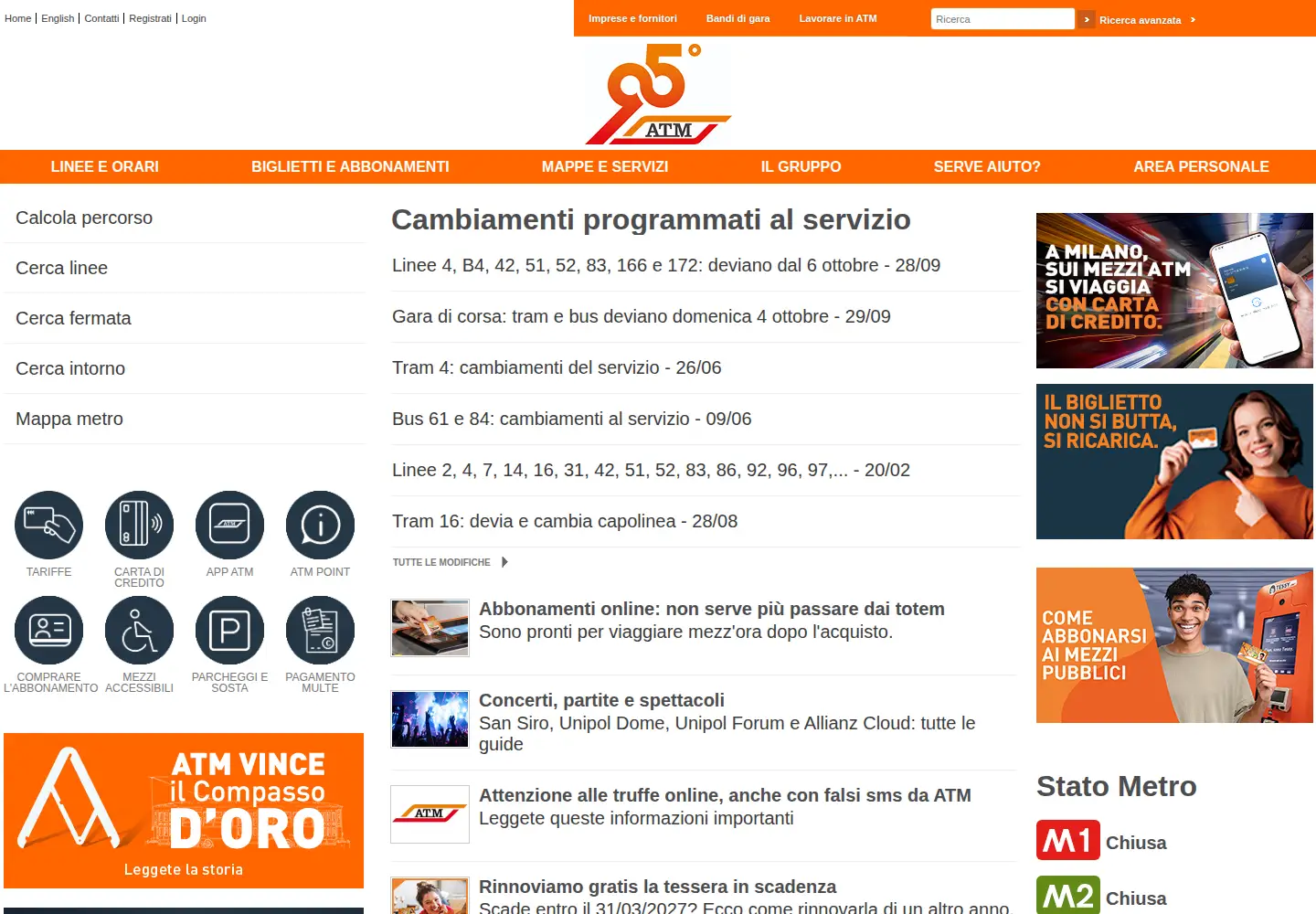 Screenshot of atm.it