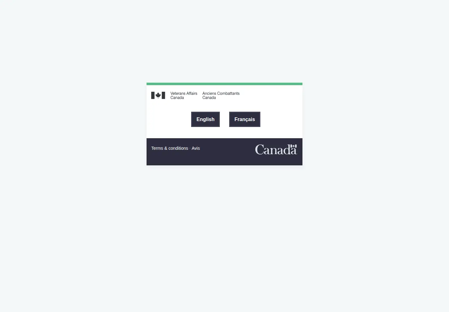Screenshot of veterans.gc.ca