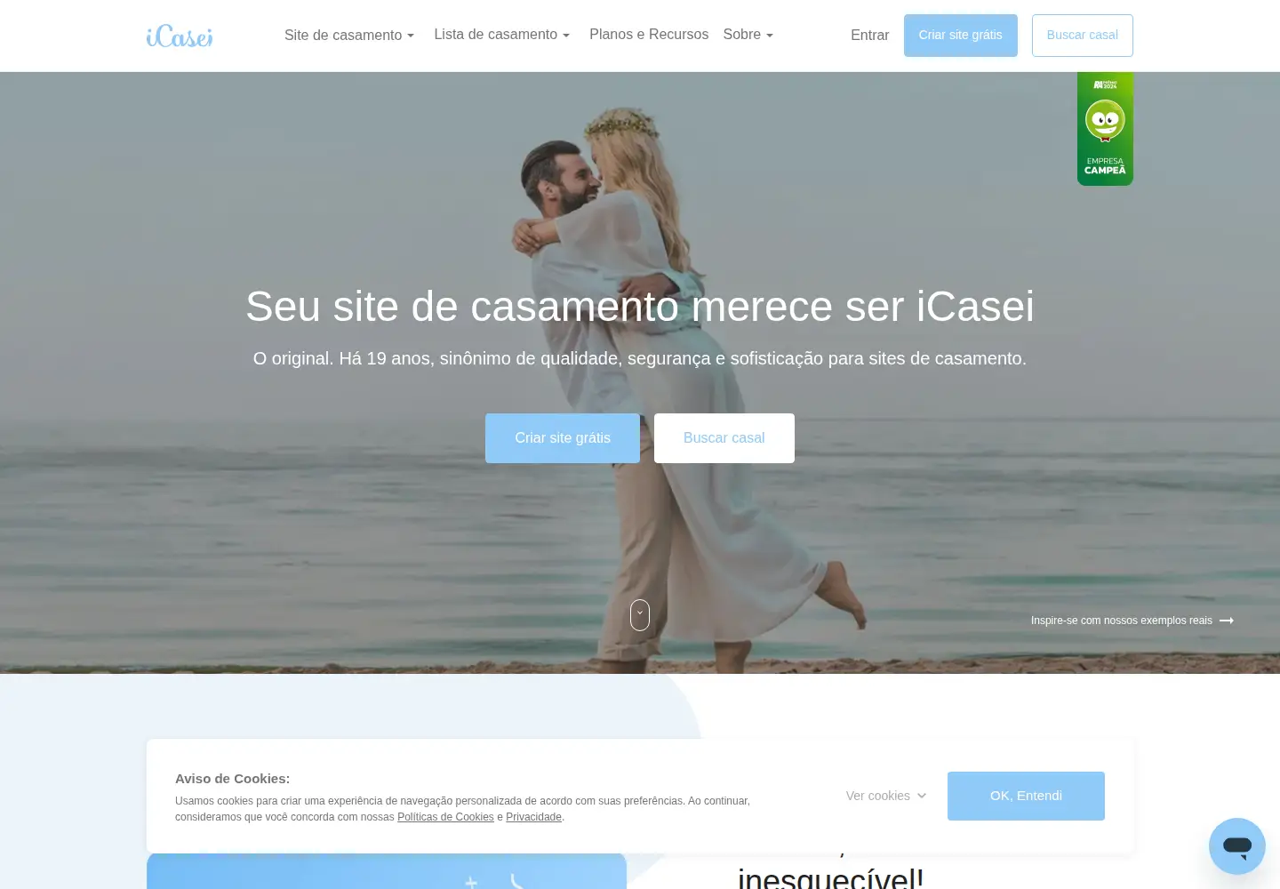Screenshot of icasei.com.br