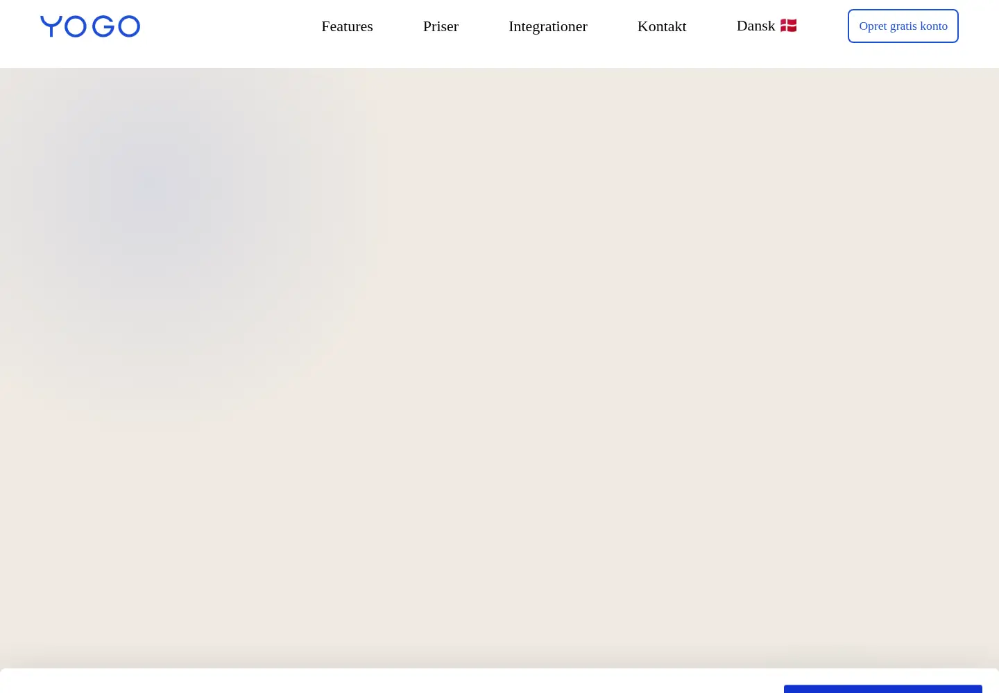 Screenshot of yogo.dk