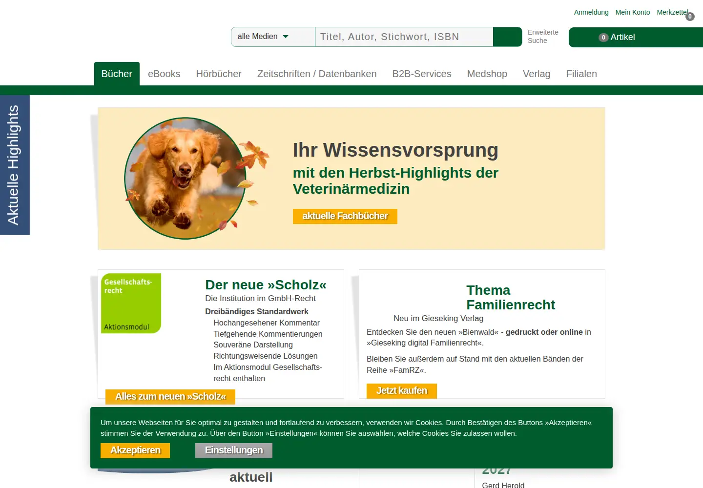Screenshot of lehmanns.de