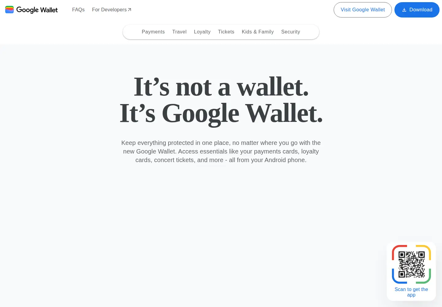 Screenshot of wallet.google
