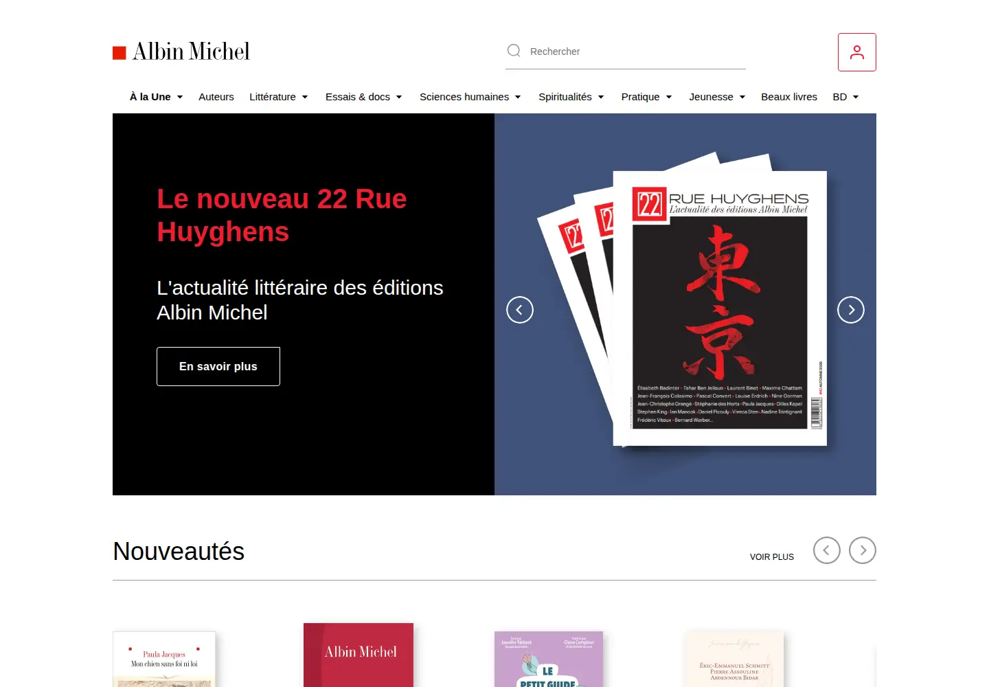 Screenshot of albin-michel.fr