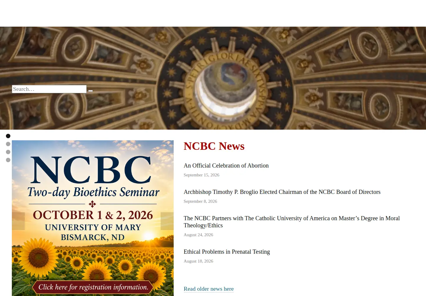 Screenshot of ncbcenter.org