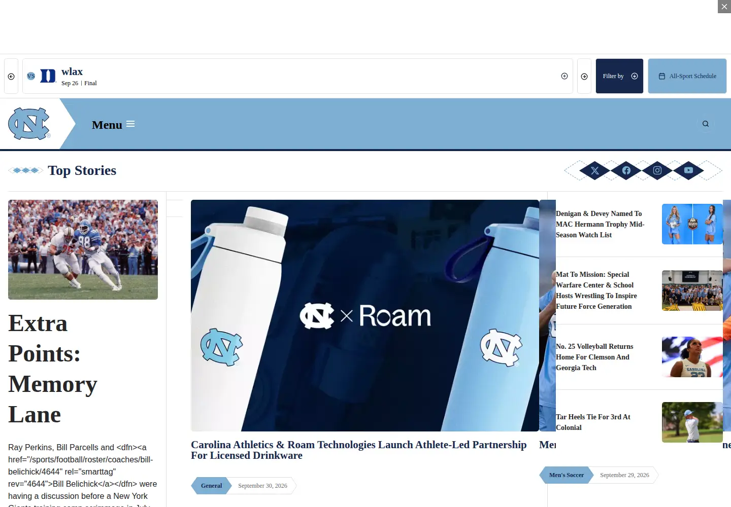 Screenshot of goheels.com