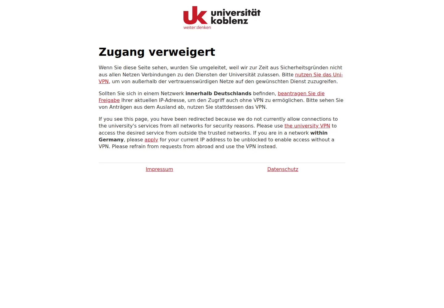 Screenshot of uni-koblenz-landau.de