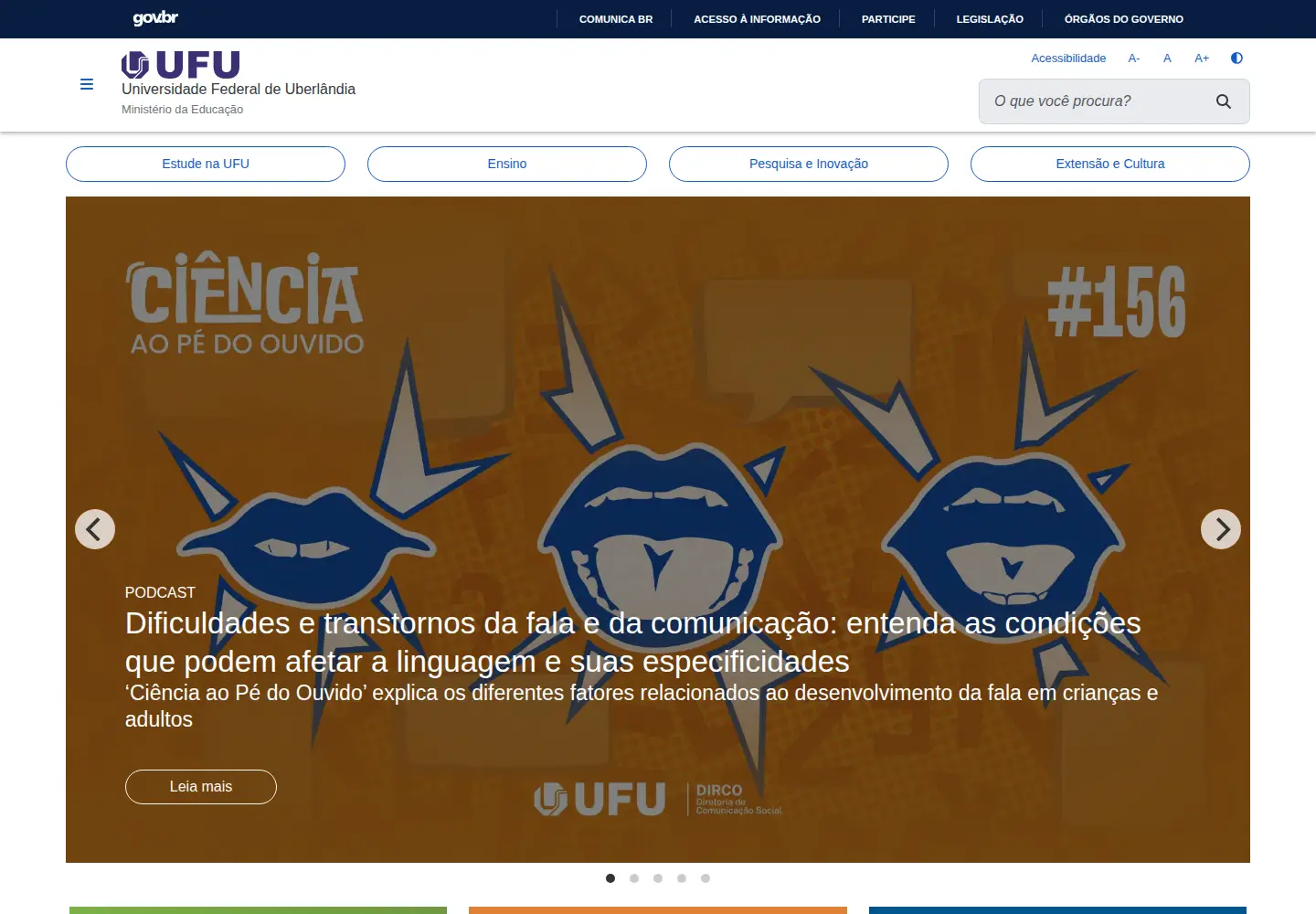 Screenshot of ufu.br
