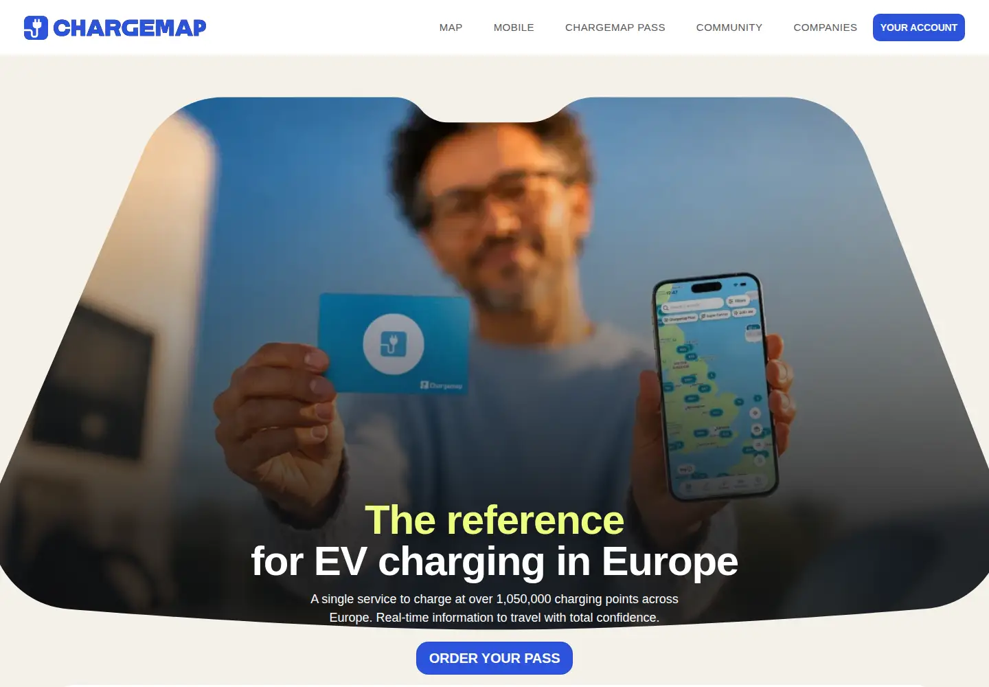 Screenshot of chargemap.com