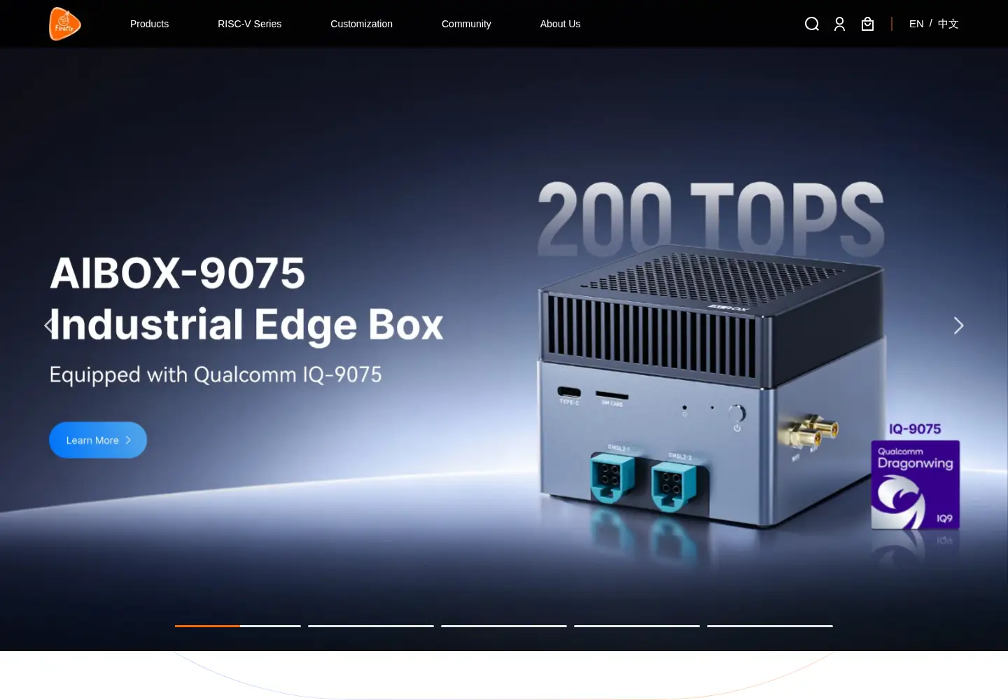 Screenshot of t-firefly.com