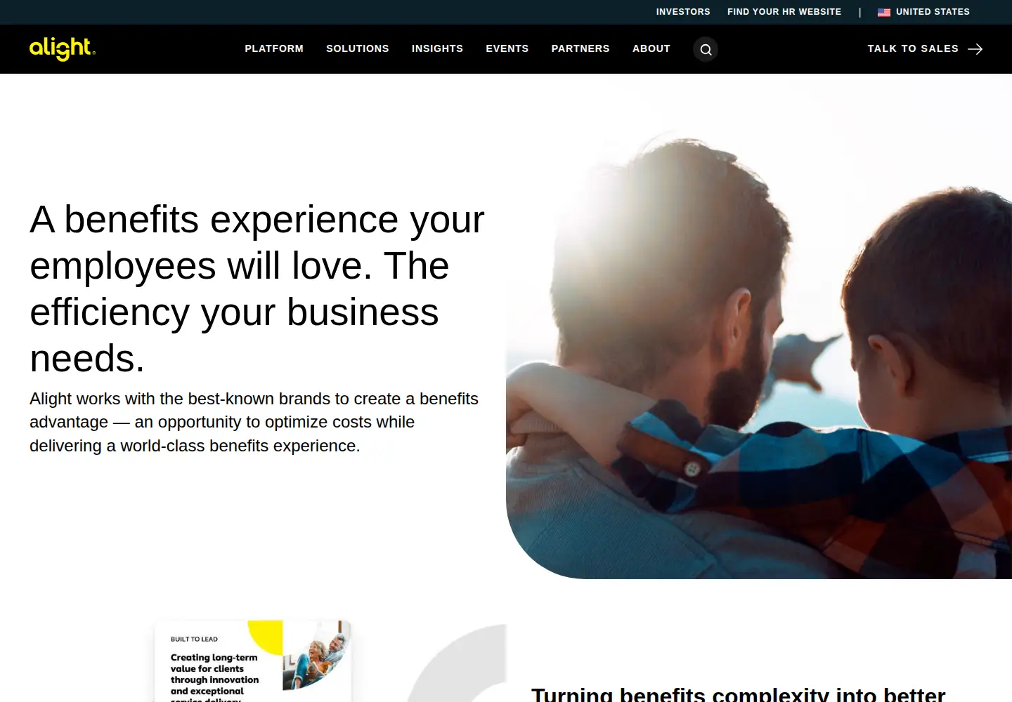 Screenshot of alight.com