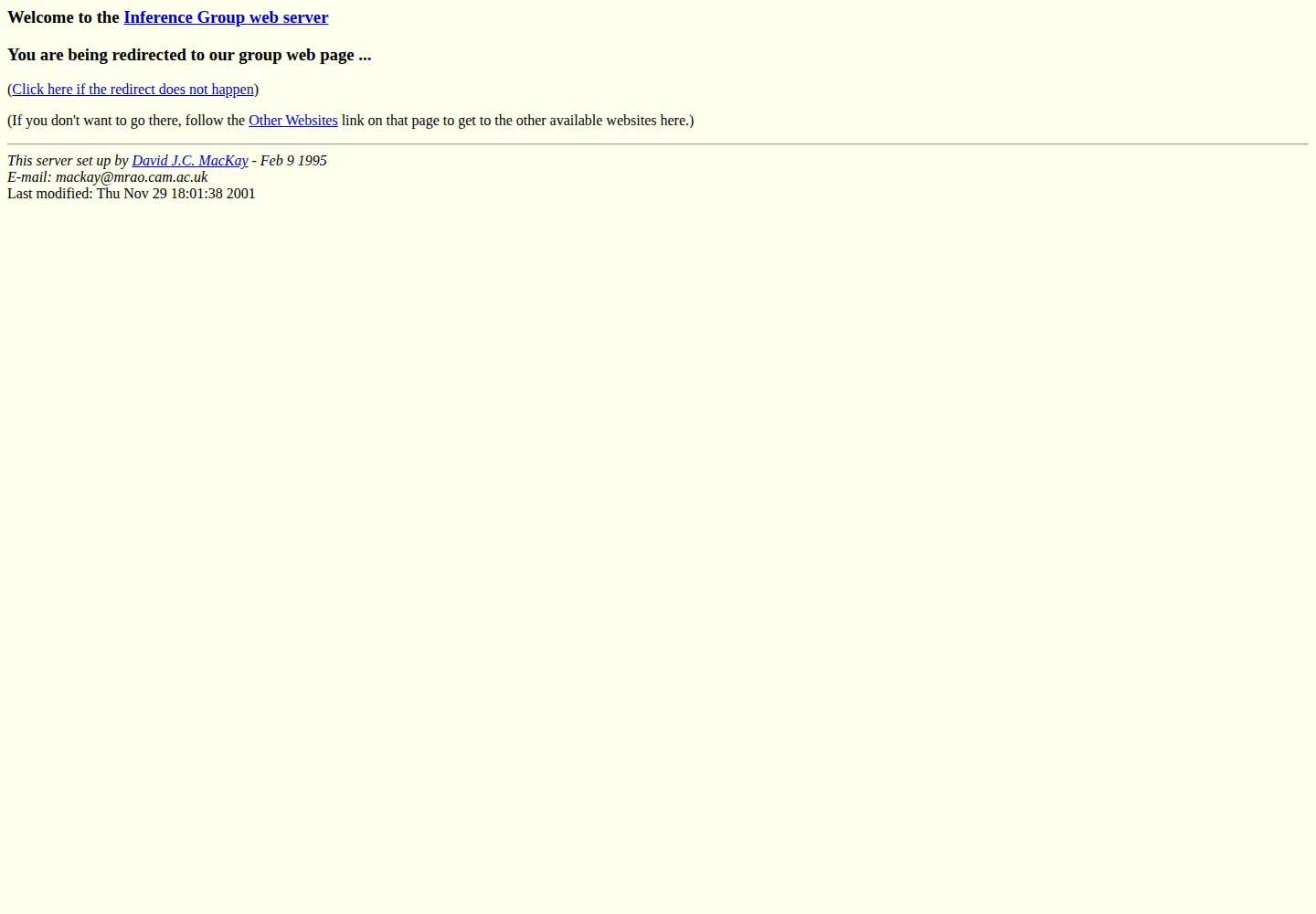 Screenshot of inference.org.uk