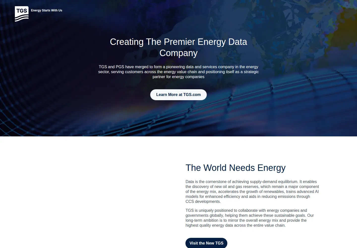 Screenshot of pgs.com