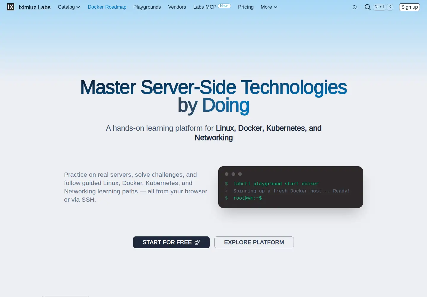 Screenshot of iximiuz.com