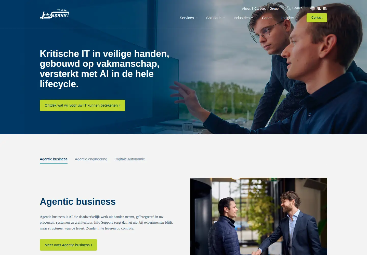 Screenshot of infosupport.com
