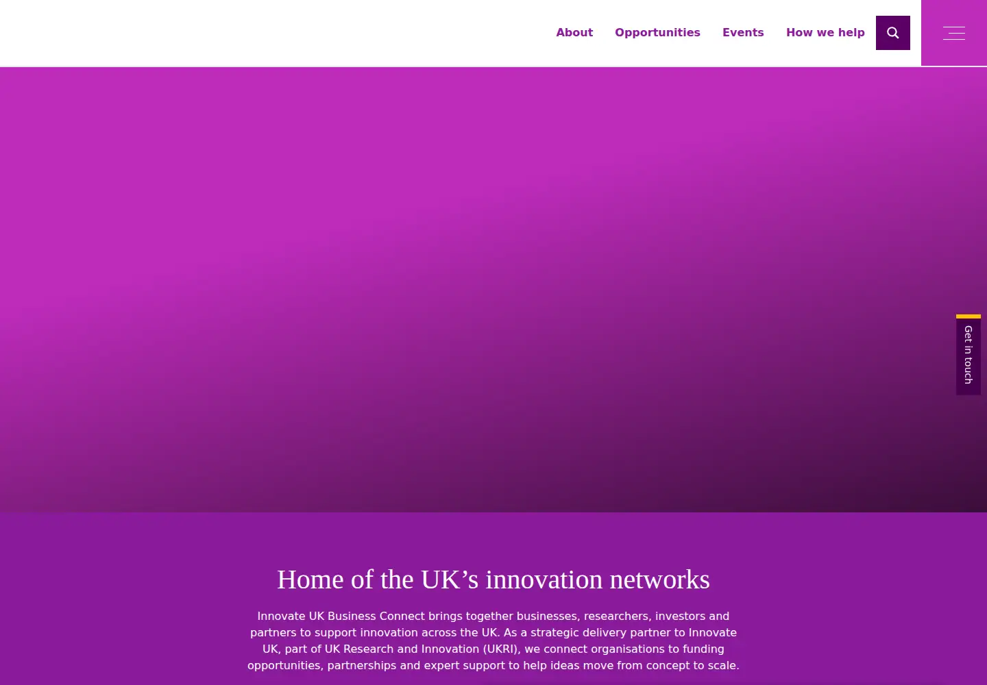 Screenshot of iuk-business-connect.org.uk